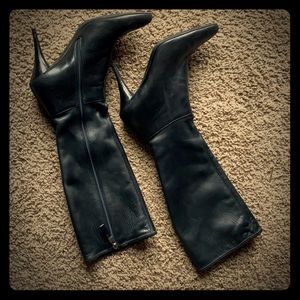Leather Prada boots